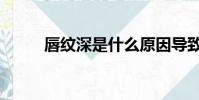 唇紋深是什么原因導致的(唇紋)