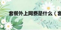 套餐外上網費是什么(套餐外上網費)