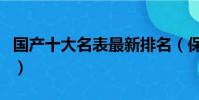 國產十大名表最新排名(保時捷手表是名牌嗎)