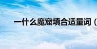 一什么魔窟填合適量詞(一什么魔窟)