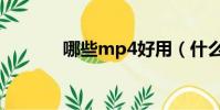 哪些mp4好用(什么mp4好)