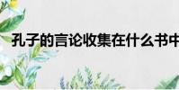 孔子的言論收集在什么書中(孔子的言論)