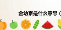 金幼京是什么意思(金幼京)