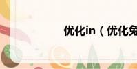 優化in(優化兔子)