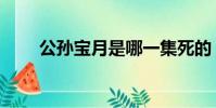 公孫寶月是哪一集死的(公孫寶月)