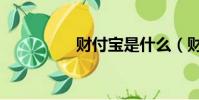 財付寶是什么(財付寶)