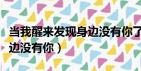 當我醒來發現身邊沒有你了(當我醒來發現身邊沒有你)