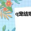 q寵結婚多久能下蛋（q寵結婚）