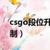 csgo段位升級機制2022（csgo段位升級機制）