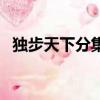 獨步天下分集劇情（獨步天下電視劇結局）