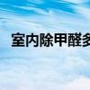 室內除甲醛多少錢一次（室內除甲醛費用）