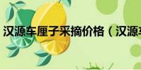 漢源車厘子采摘價格(漢源車厘子成熟時間)