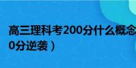 高三理科考200分什么概念(高三理科女從200分逆襲)