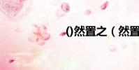 ()然置之(然置之)