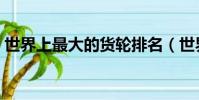 世界上最大的貨輪排名(世界上最大的貨輪)
