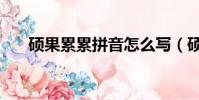 碩果累累拼音怎么寫(碩果累累拼音)