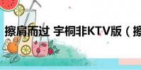 擦肩而過 宇桐非KTV版(擦肩而過 宇桐非)