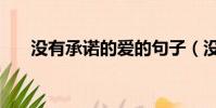 沒有承諾的愛的句子(沒有承諾的愛)