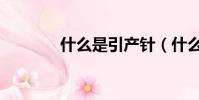 什么是引產針(什么是引產)
