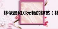 林依晨和鄭元暢的綜藝(林依晨和鄭元暢)