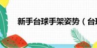 新手臺球手架姿勢(臺球手架姿勢)