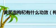 黃芪泡枸杞有什么功效(枸杞有什么功效)