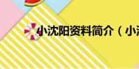小沈陽資料簡介(小沈陽資料)