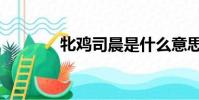 牝雞司晨是什么意思(草雞)