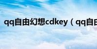qq自由幻想cdkey(qq自由幻想新手禮包)