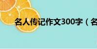 名人傳記作文300字(名人傳記作文)