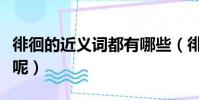 徘徊的近義詞都有哪些(徘徊的近義詞是什么呢)