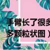 手臂長了很多顆粒狀圖不痛不癢（手臂長了很多顆粒狀圖）