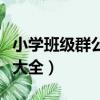 小學班級群公告大全怎么寫（小學班級群公告大全）