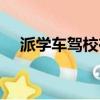 派學車駕校在哪里（派學車駕校怎么樣）