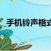 手機鈴聲格式損壞怎么辦（手機鈴聲格式）