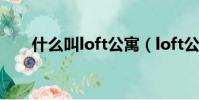 什么叫loft公寓(loft公寓什么意思)