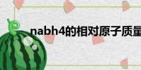 nabh4的相對原子質量(nabh4)