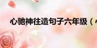 心馳神往造句子六年級(心馳神往造句)