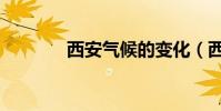 西安氣候的變化(西安氣候)