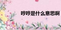 哼哼是什么意思啊(哼哼)