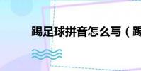 踢足球拼音怎么寫(踢足球拼音)