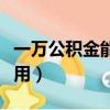 一萬公積金能貸多少錢（住房公積金買房怎么用）