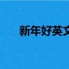 新年好英文歌怎么唱（新年好英文歌）