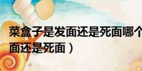 菜盒子是發面還是死面哪個是好(菜盒子是發面還是死面)