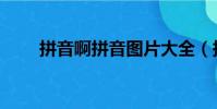 拼音啊拼音圖片大全(拼音啊拼音)
