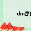 dm是什么單位（是什么單位）