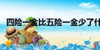 四險一金比五險一金少了什么(四險一金)