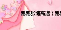 跑跑張博高速(跑跑張博)