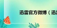 迅雷官方微博(迅雷博客)