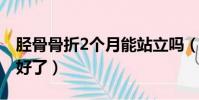 脛骨骨折2個月能站立嗎(腓骨骨折一個月就好了)